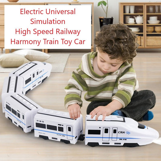 🌲Hot Sale🔥Elektriskt universaltåg för simulering av höghastighetståg Harmony Train Toy