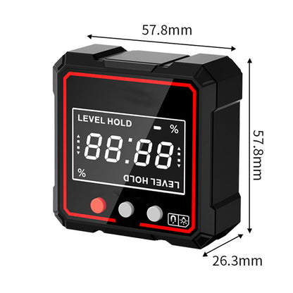 Magnetisk Laser Digital Vattenpass Vinkelmätare